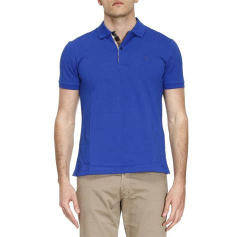 mens royal blue burberry shirt